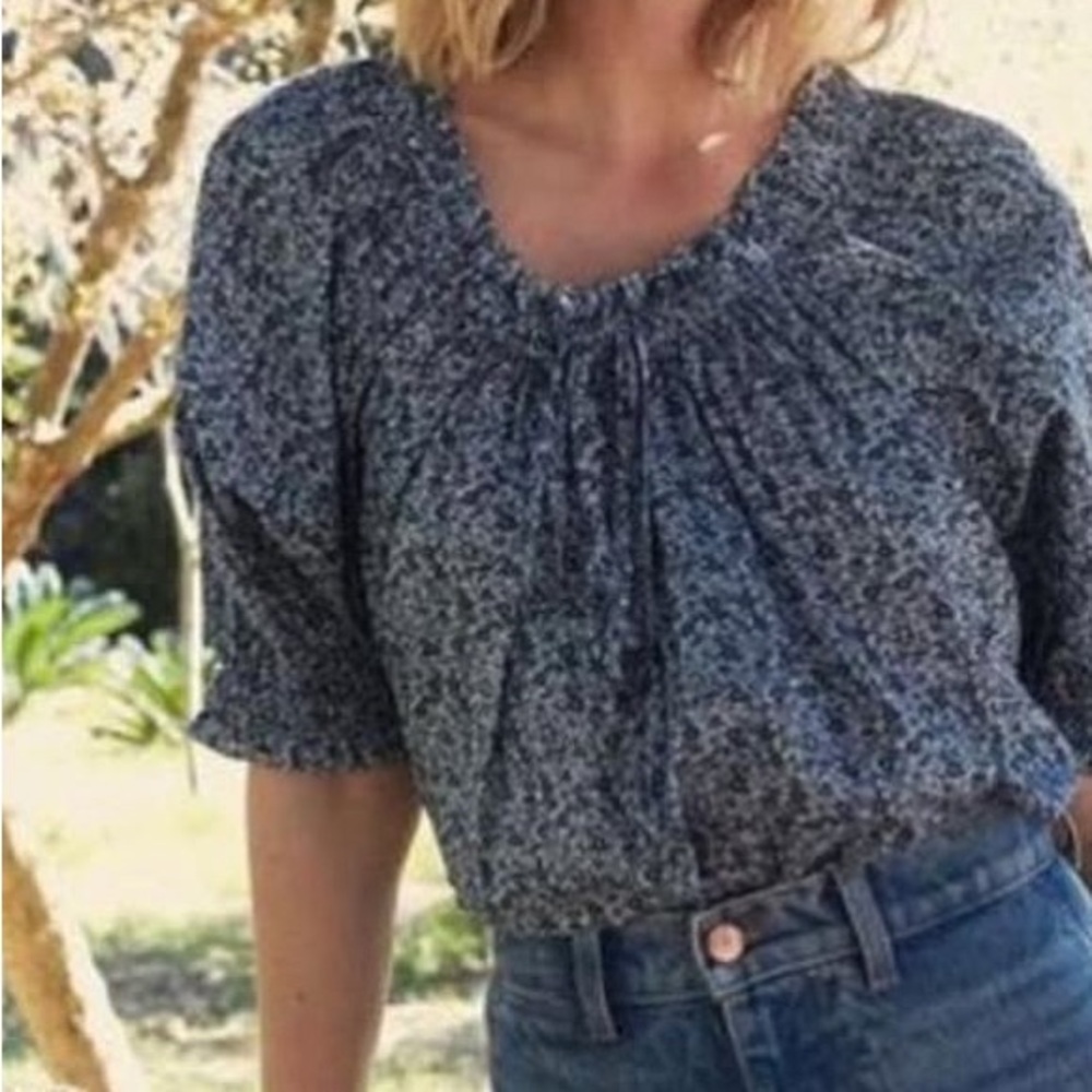 Doen x Liberty Fabric Cotton Blouse